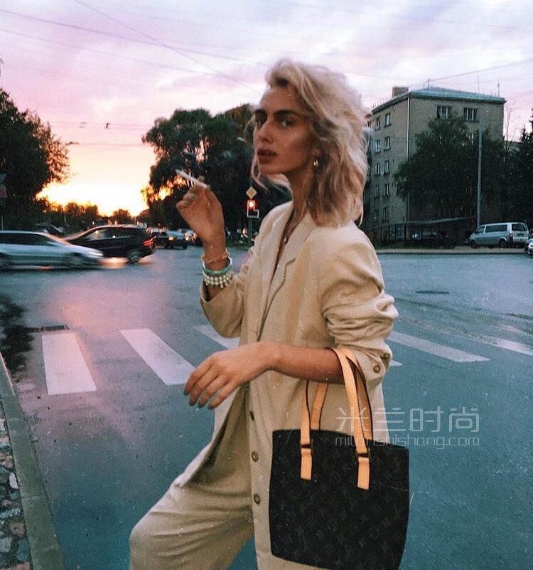 lv路易威登 中古款vivian老花手提女包 m51172 (18)