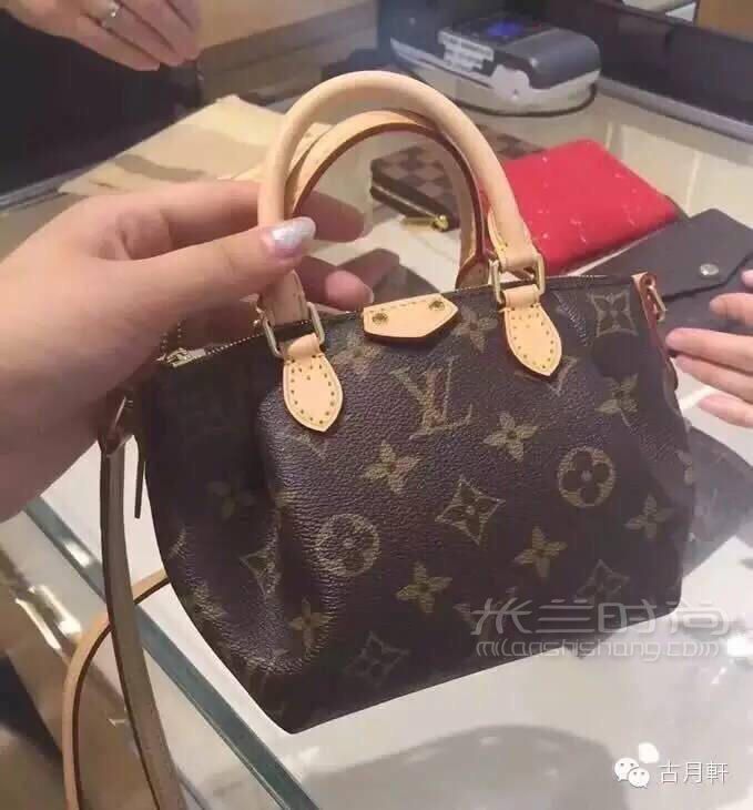 lvmini饺子包路易威登turenne老花饺子包nano女