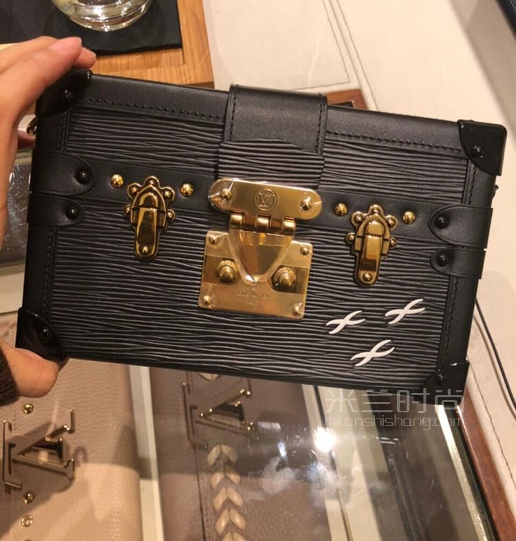 lv盒子包小箱子包大号路易威登petitemalle黑