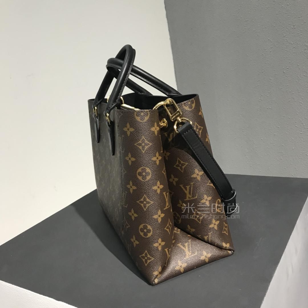 fleur新款黑色老花手提单肩斜跨包女包m43550米兰奢侈品时尚包包