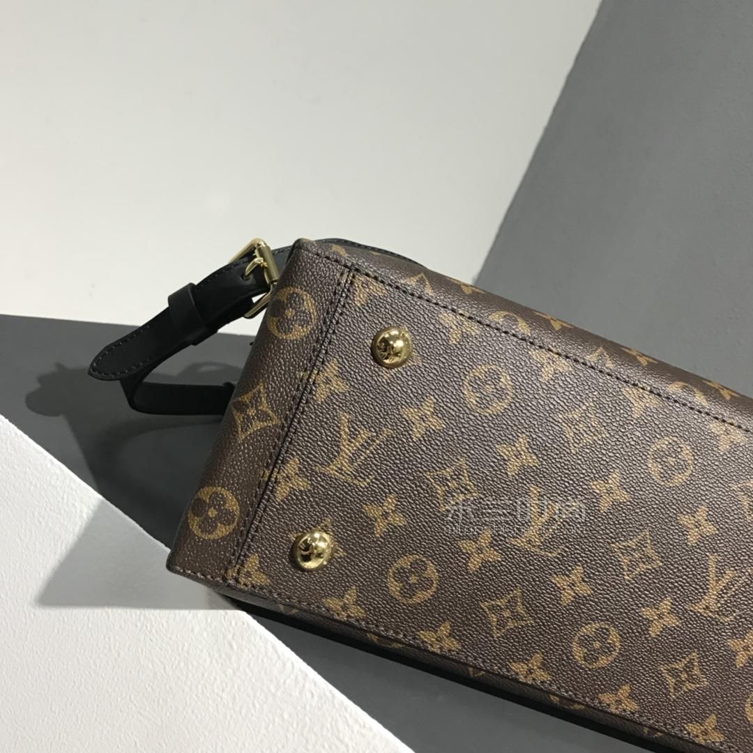 fleur新款黑色老花手提单肩斜跨包女包m43550米兰奢侈品时尚包包