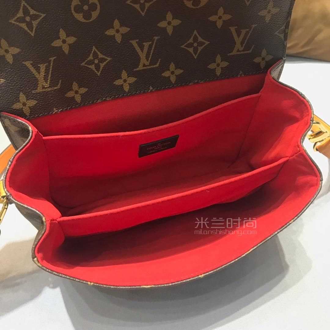 lv路易威登新款metis老花邮差包编织手柄单肩女包m43984 19年m44668