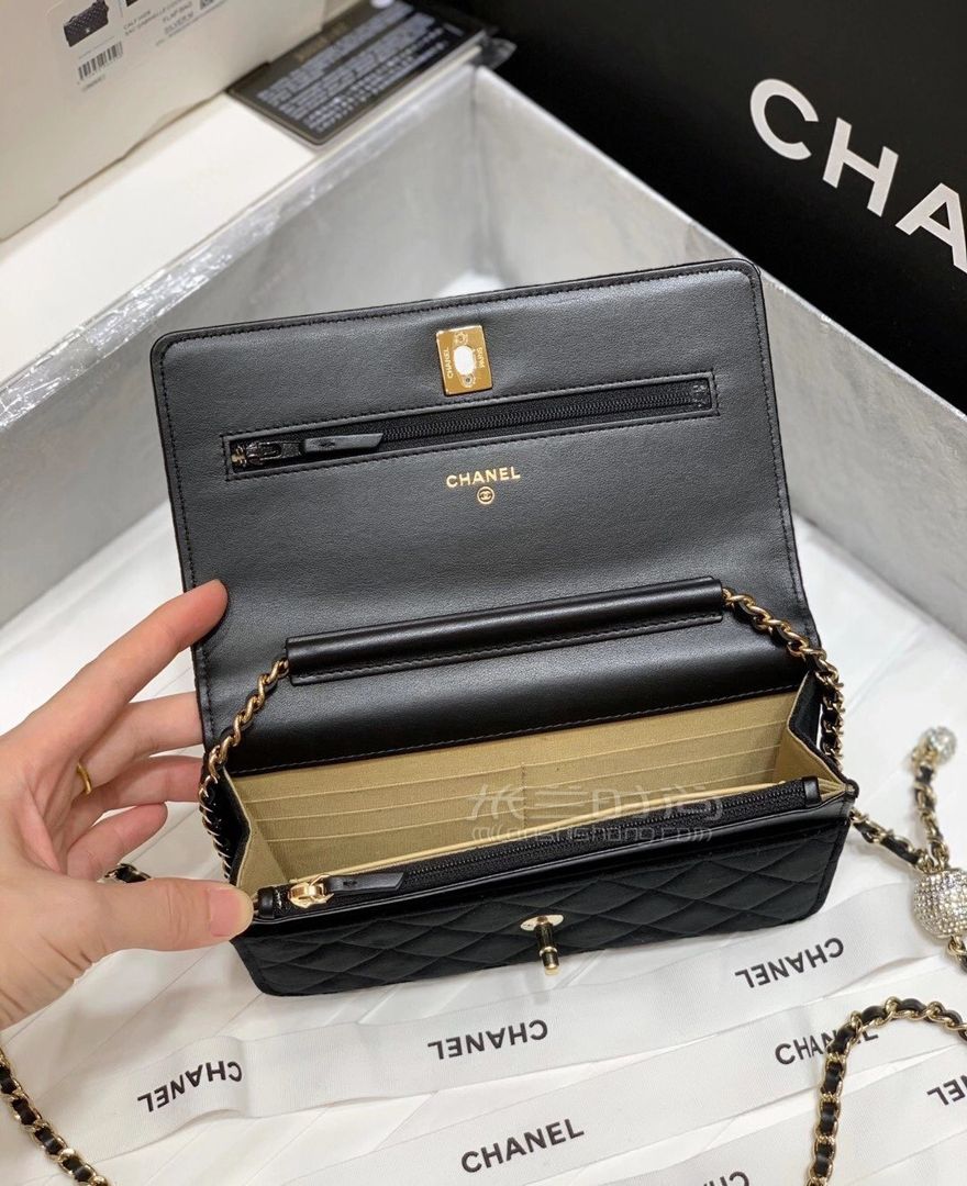 【香奈儿丝绒woc】chanel 2020秋冬限量版丝绒发财包