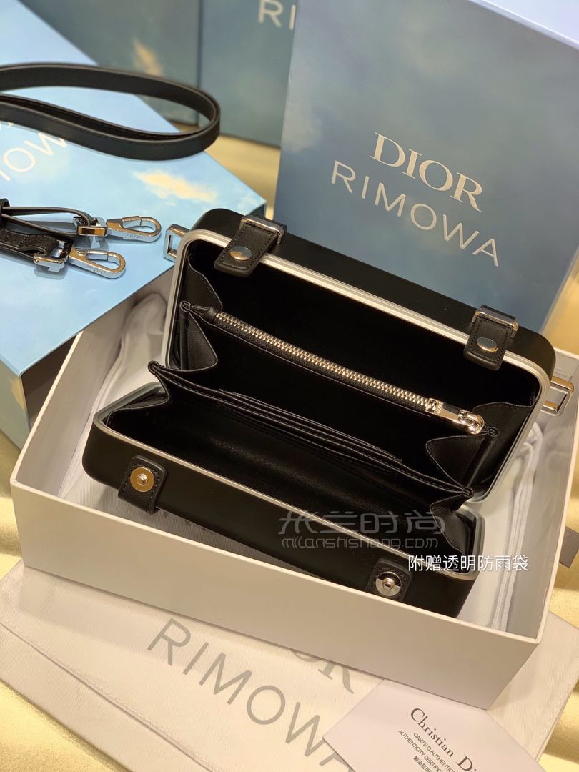 【dior x rimowa】小盒子典雅黑 迪奥 日默瓦联名盒子包 2020强势铝镁