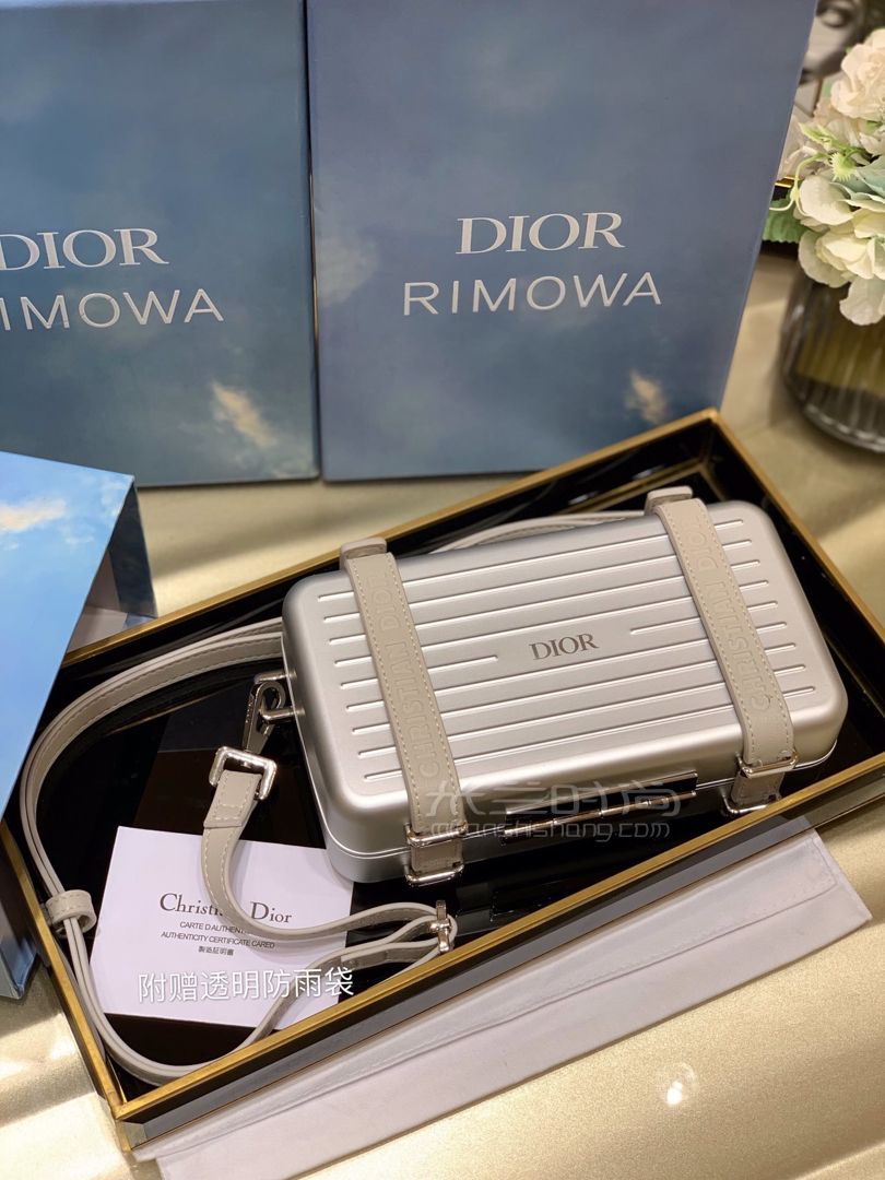 diorxrimowa小盒子太空银迪奥日默瓦联名盒子包2020强势铝镁合金材质
