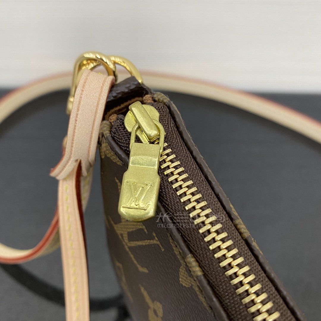 【lv中古麻将包】大麻将腋下包路易威登老花单肩包配饰包m40712图片