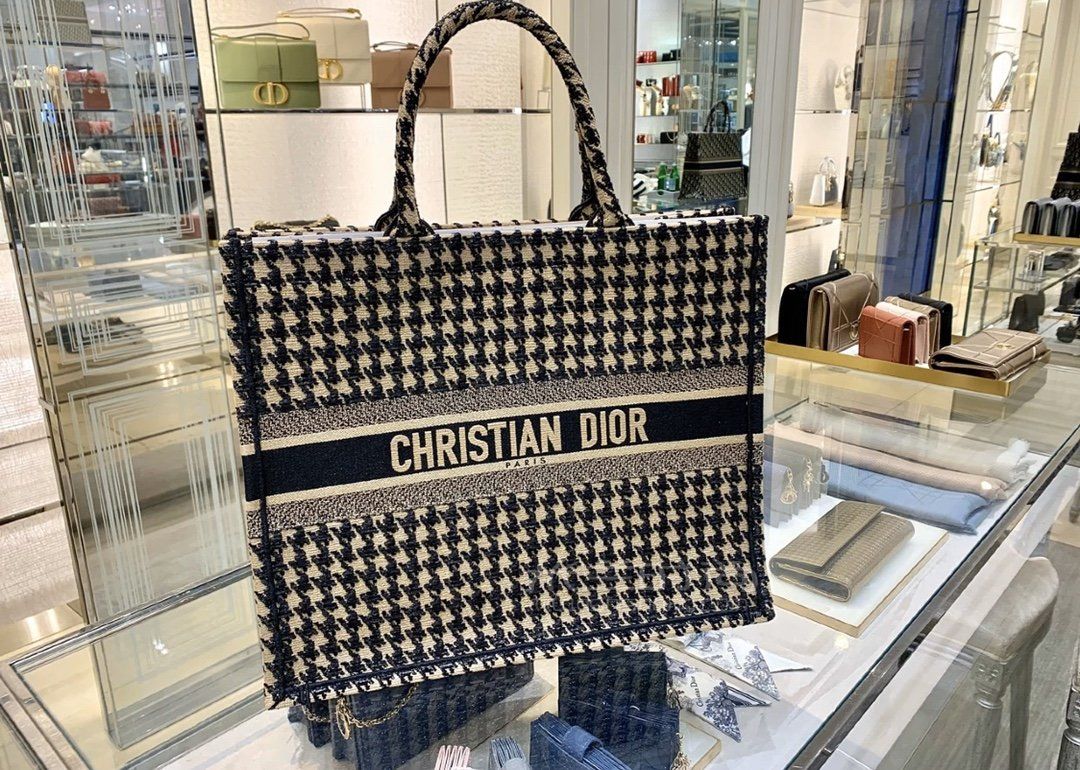 【迪奥托特包】dior book tote女士手提包 全新千鸟格