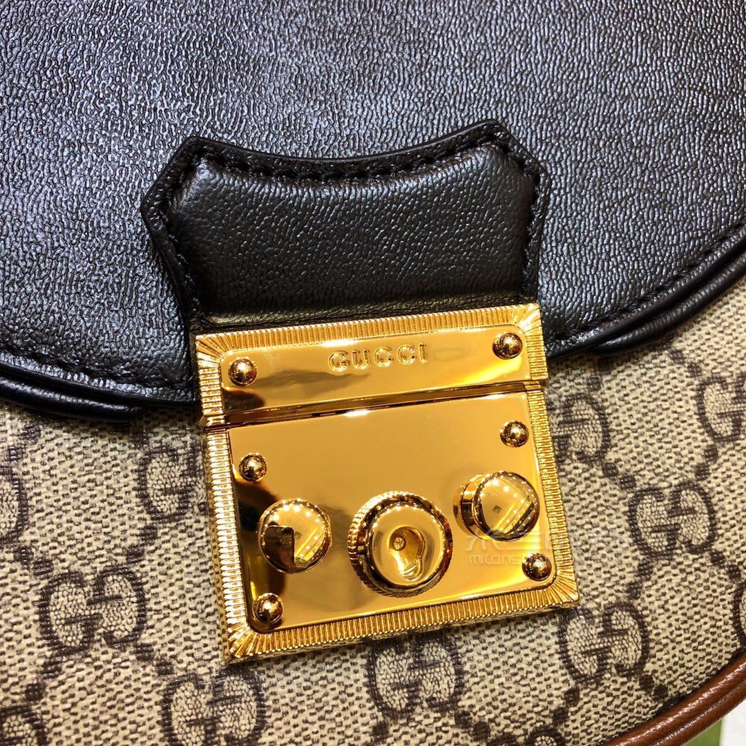 gucci锁扣包新月型肩背包古驰644524最新马鞍包经典款