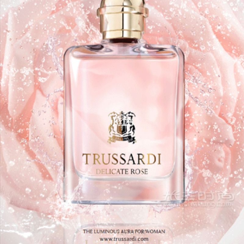 trussardi楚萨迪杜鲁萨迪雅逸玫瑰女士香水 中调:苹果,莲花,千叶玫瑰