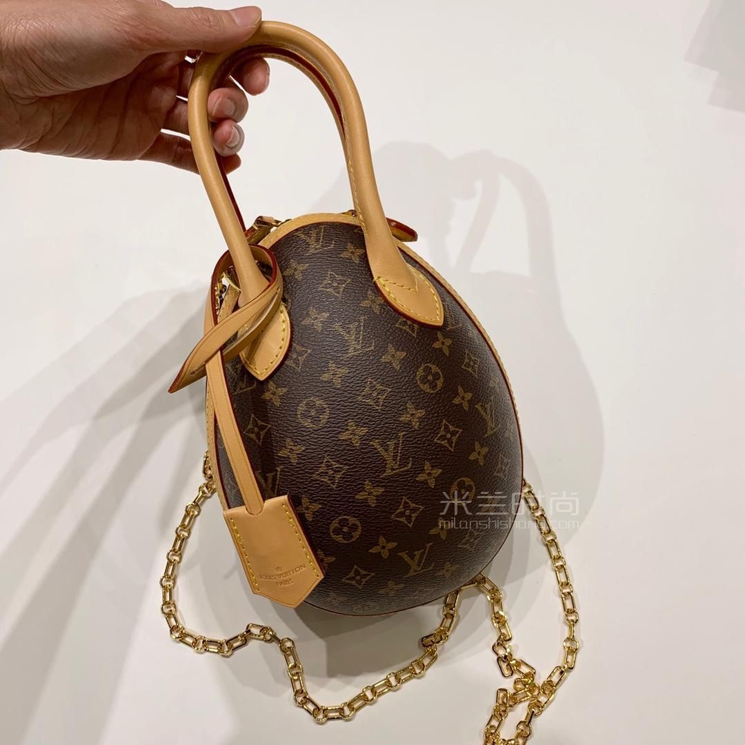 lv恐龙蛋包路易威登女士手提链条鸭蛋包斜