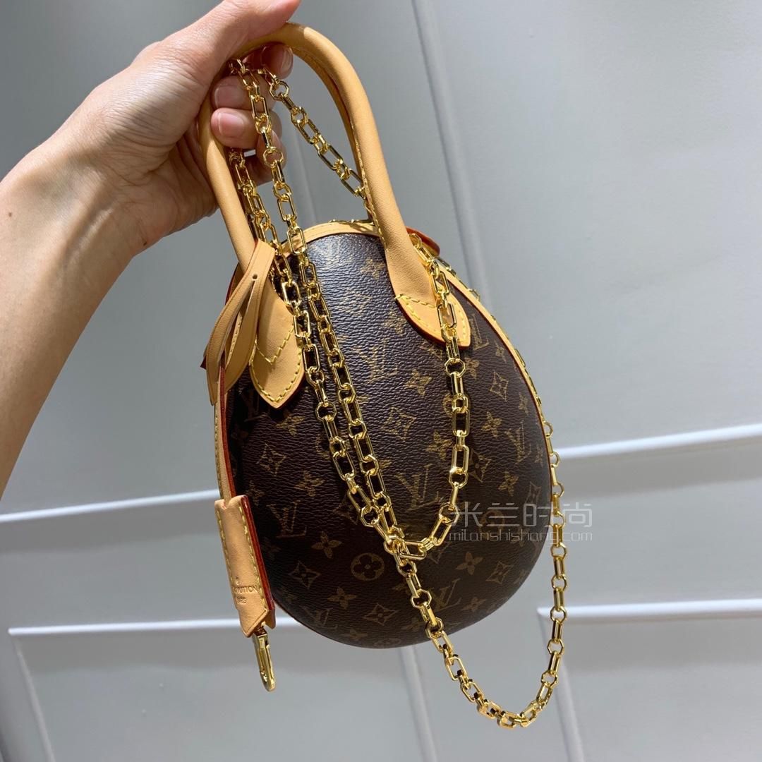 lv恐龙蛋包路易威登女士手提链条鸭蛋包斜