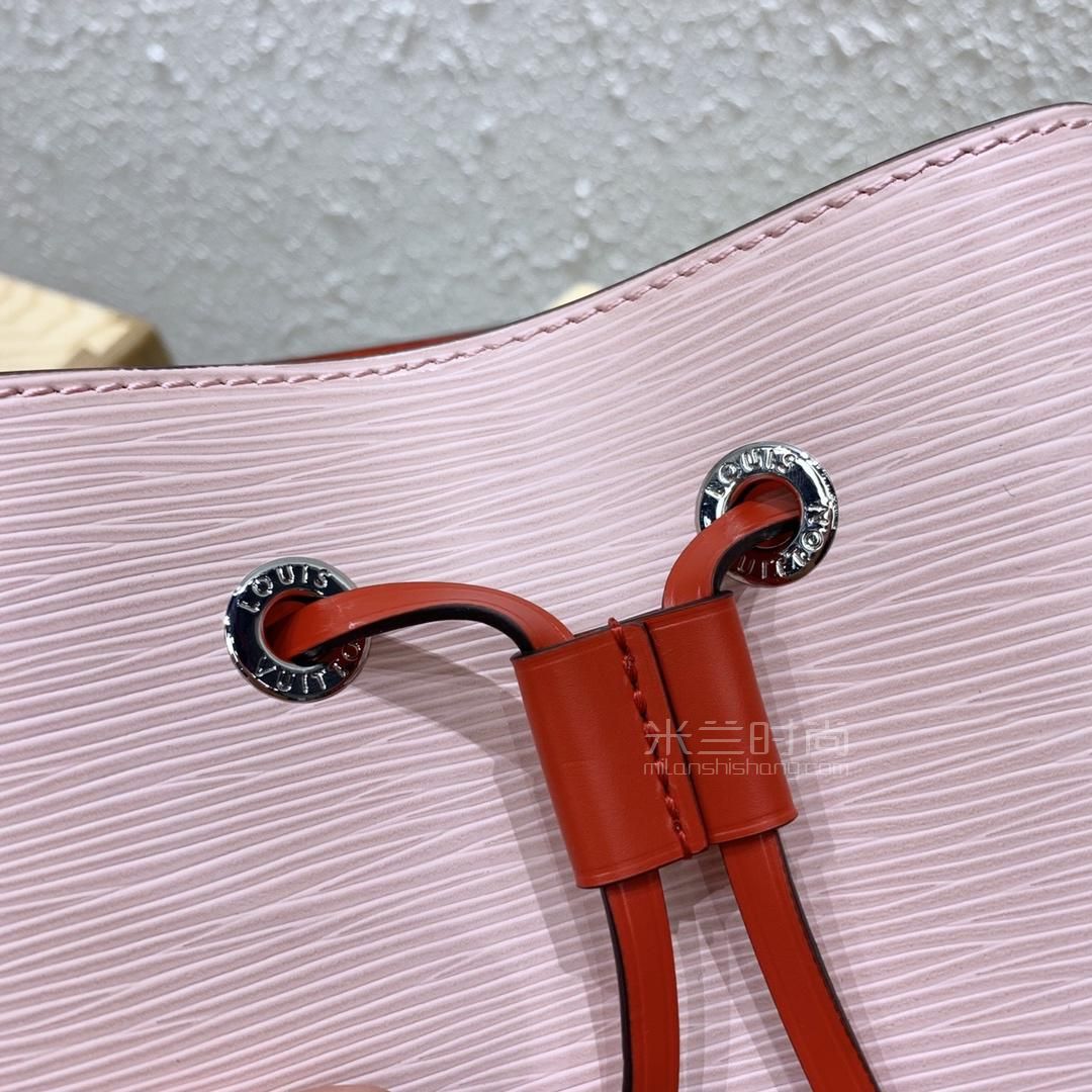 lv路易威登neonoebb小号水桶包18年新款neonoe水波纹粉色水桶包m54370