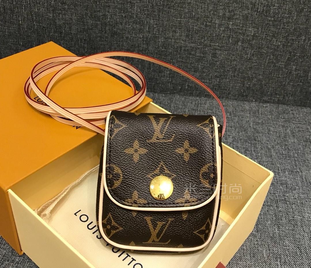 lv vintage老花口红包斜挎女包 中古包小包 (1)