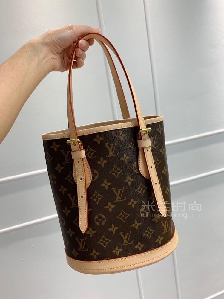 奢侈品lv水桶包子母包小号手提包路易威登中古款经典m42238包包