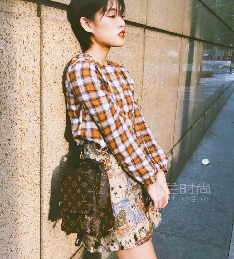 lv迷你双肩包实用帆布老花mini小书包斜跨包女双肩包m41562