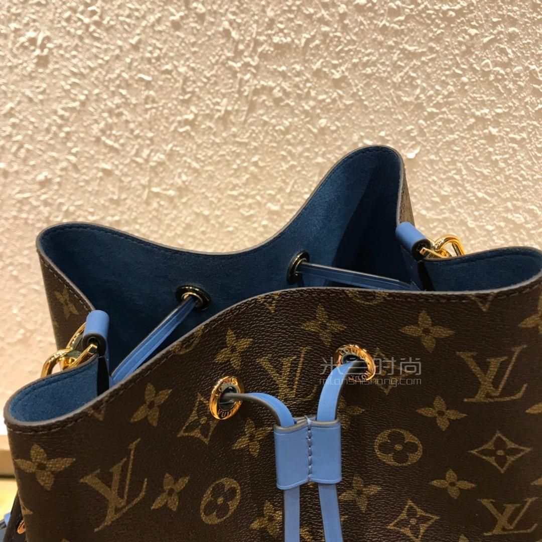 【lv经典水桶包】蓝色老花neonoe老花水波纹水桶包