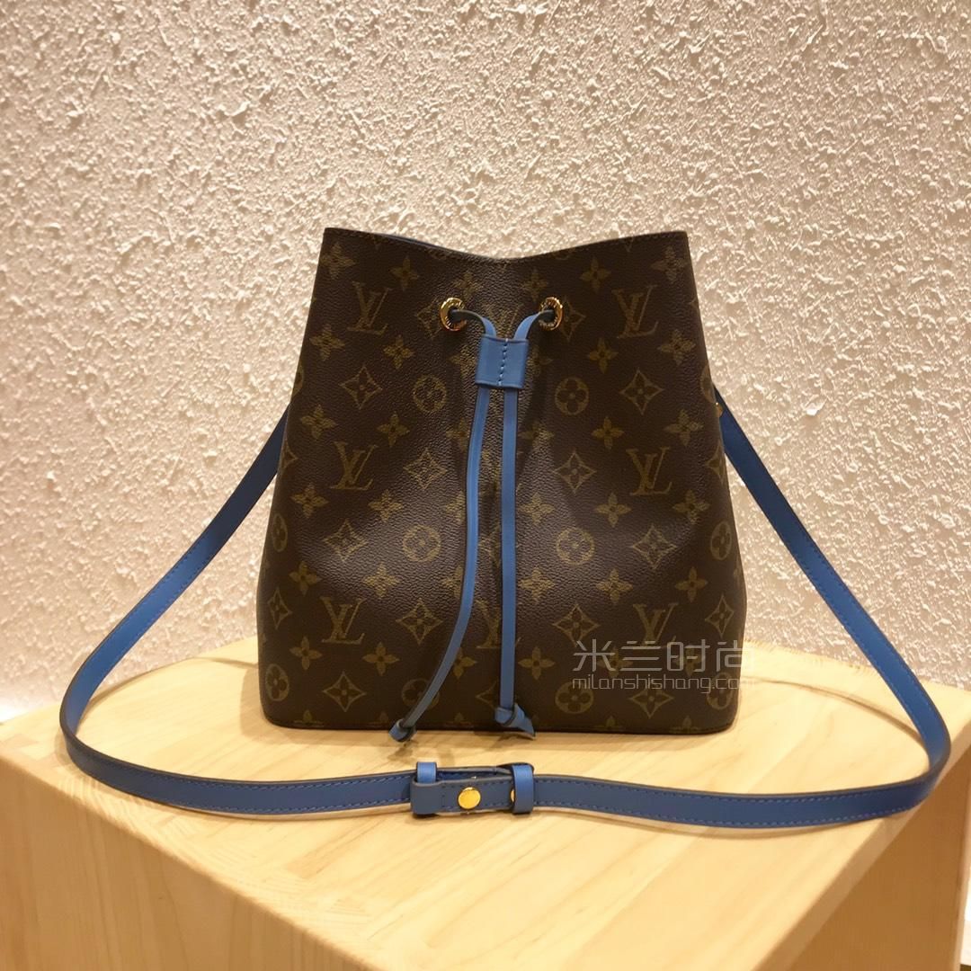 【lv经典水桶包】蓝色老花neonoe老花水波纹水桶包