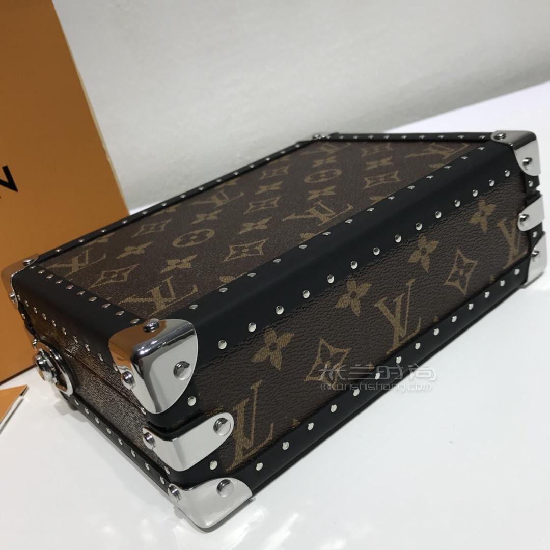 lv男款盒子路易威登限量clutchbox小硬箱单肩