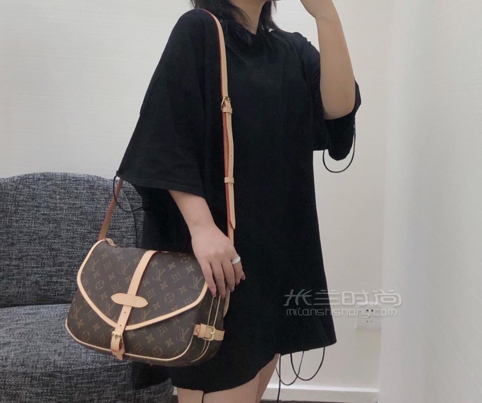 lv路易威登老花双子星小号斜挎包单肩包男女通用中古老花单肩小号