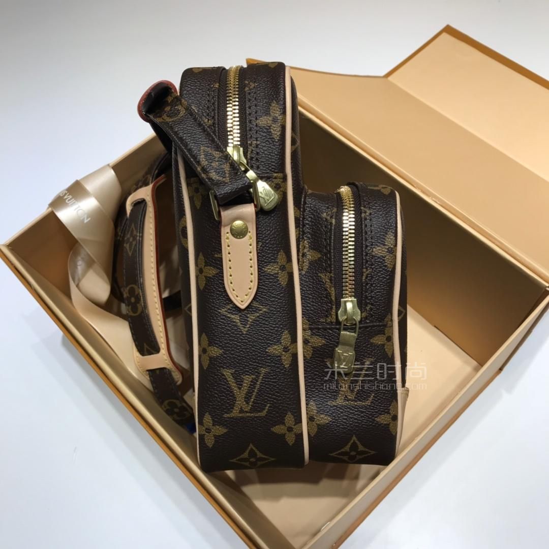 lv中古款vintage双层相机包记者包