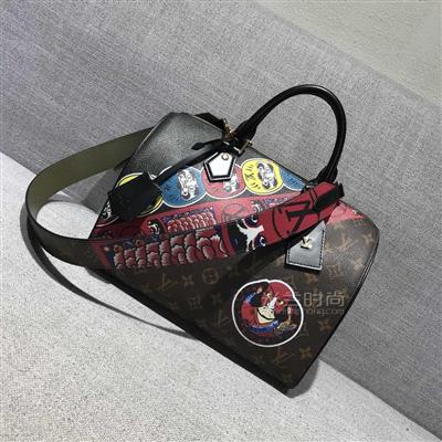 【停产】lv路易威登speedy 30 山本宽斋限量款枕头包 m43505 女士印