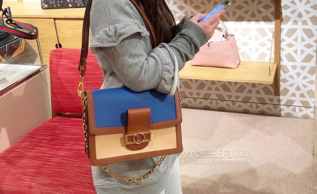 停产lv路易威登dauphine达芙妮中号链条包m55071