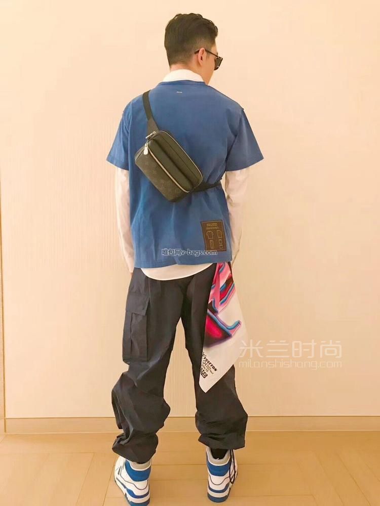 lv路易威登2019春夏秀款胸包outdoor 腰包m30245单肩包老花男女同款