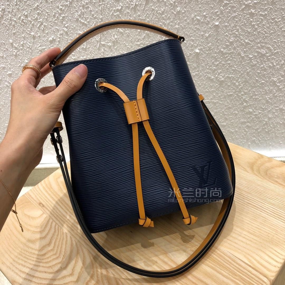 停产奢侈品lv路易威登新款neonoebb老花水波纹水桶包单肩手