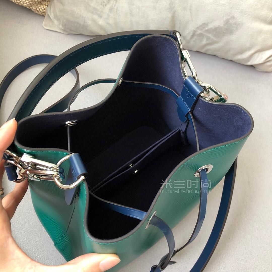 路易威登lv 19年neonoe bb绿色水波纹水桶包m52853 m53612奢侈品牌