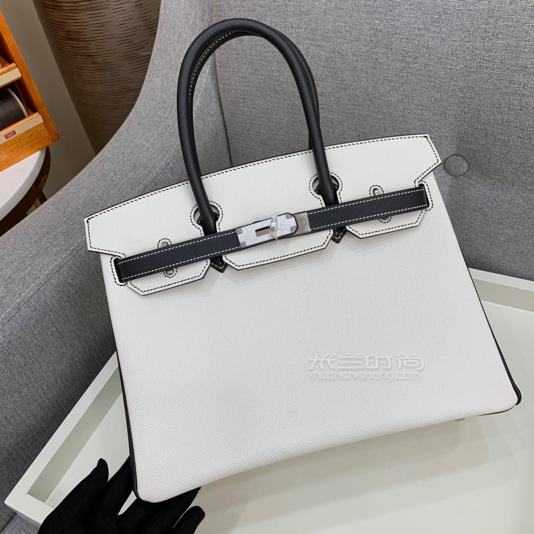 hermes爱马仕铂金包birkin 30cm 拼色cc 夏季的必备款[机智][机智] 30