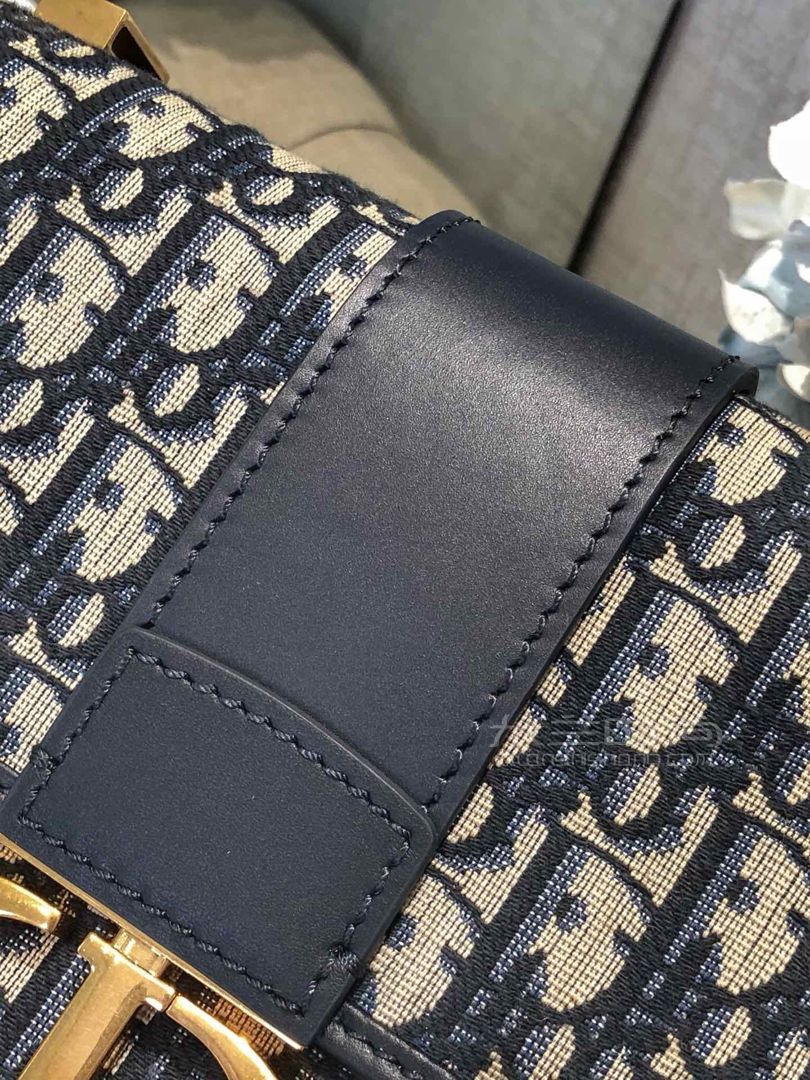 dior老花蒙田包30 montaigne 迪奥老花蒙田包实拍细节图片