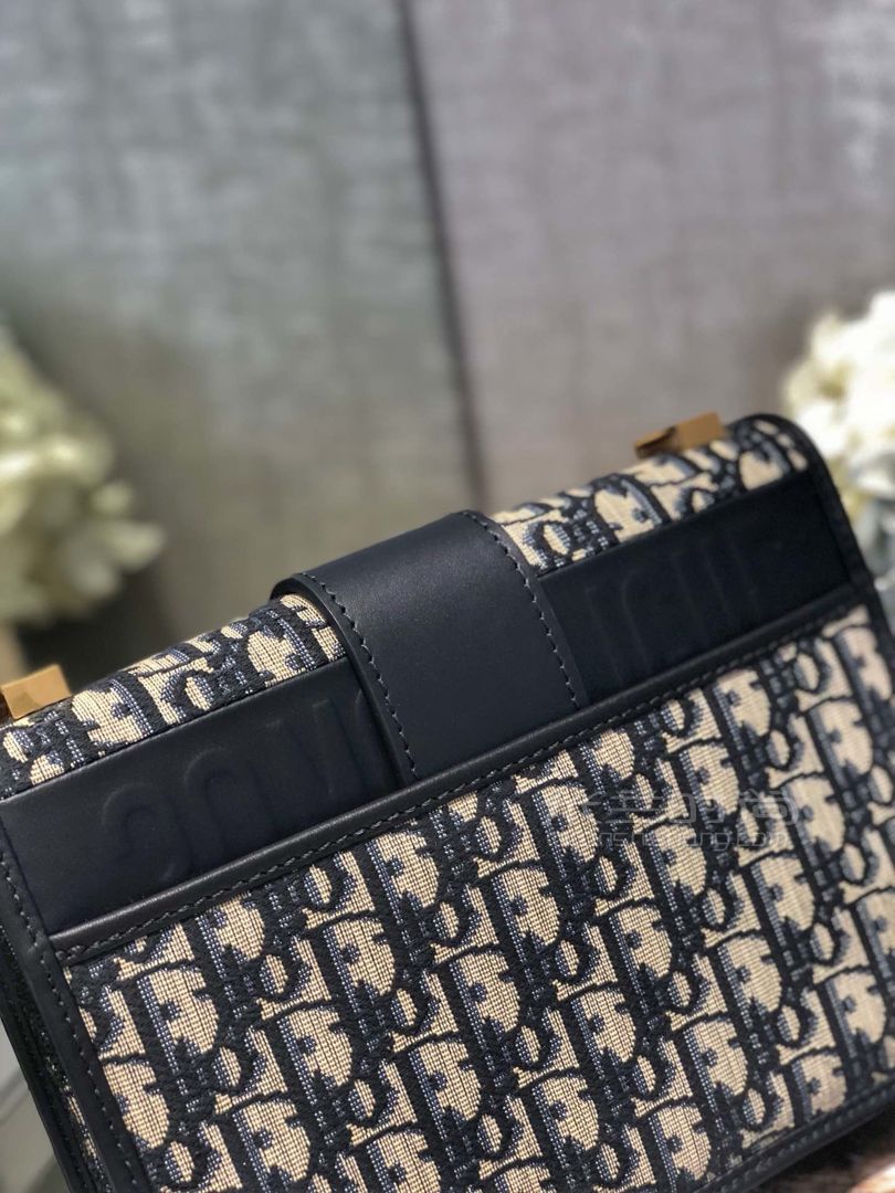 dior老花蒙田包30 montaigne 迪奥老花蒙田包实拍细节图片