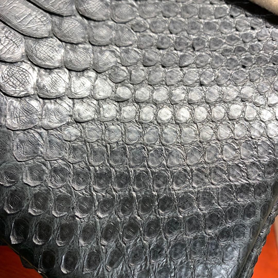 黑色是永远的流行色它是每一季都不可缺少的色彩birkin25cm非洲蛇皮89