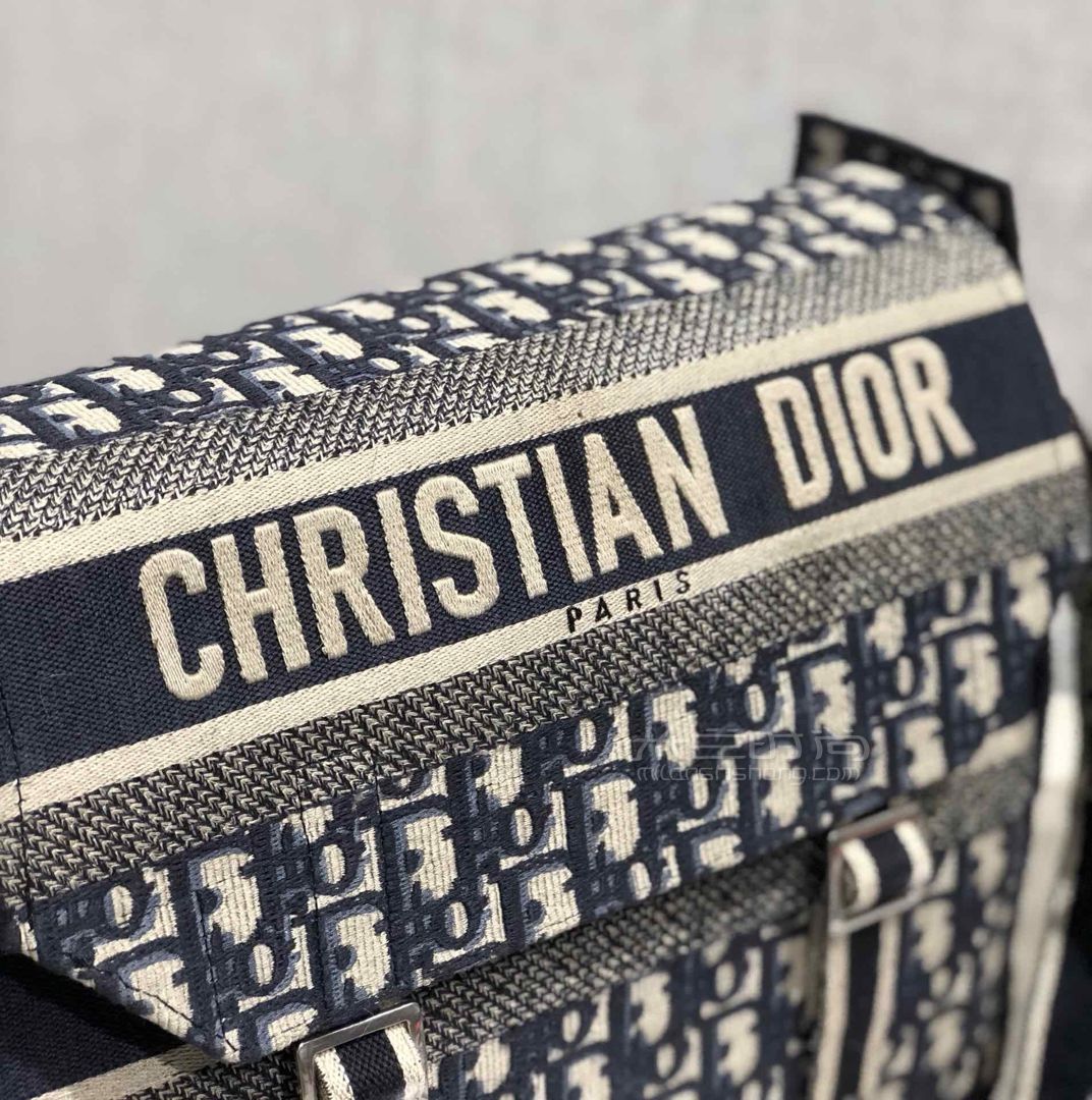 diorobliquecanvasmessengerbag全手工编织邮差包男女款斜跨邮差包