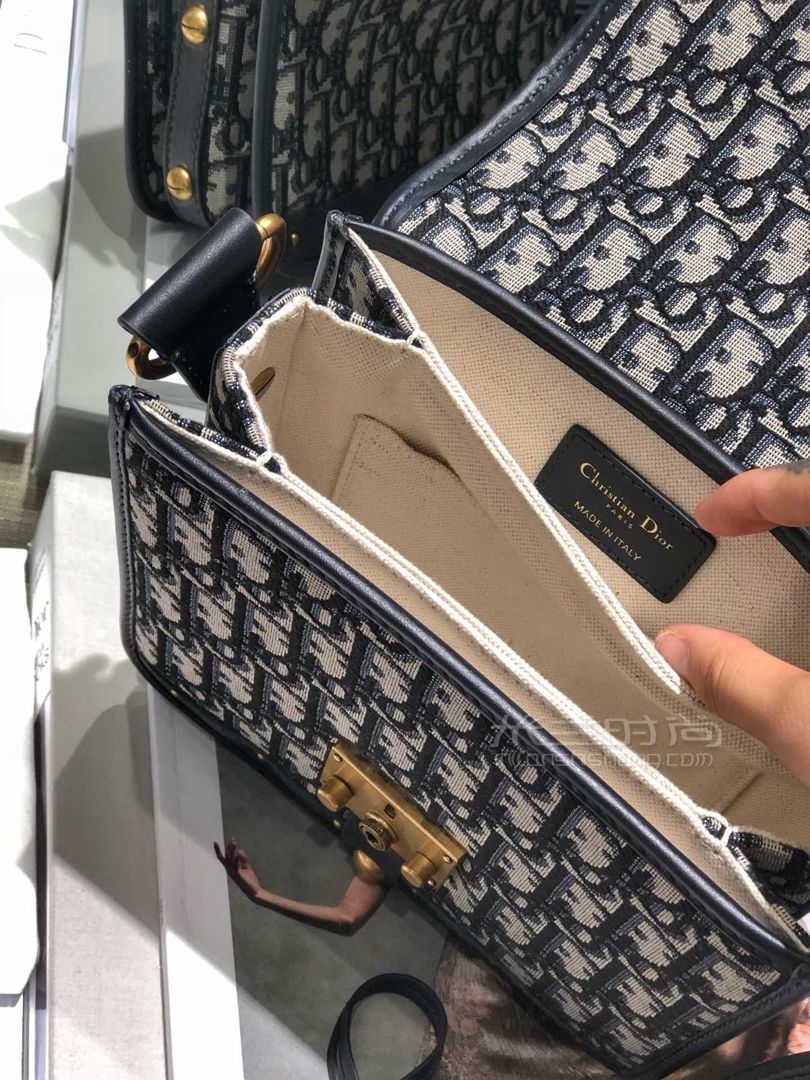 dior迪奥addict bag oblique老花邮差包斜背包 女款小号单肩包
