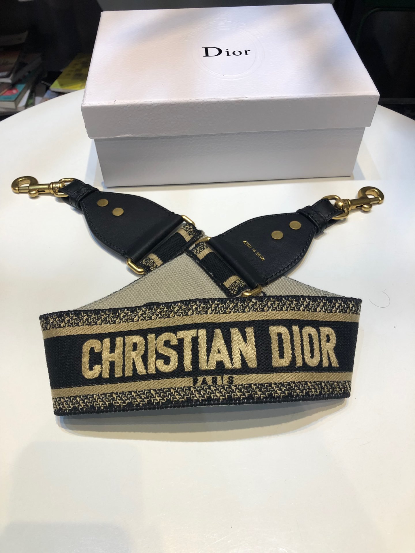 00087_[嘴唇][嘴唇]dior迪奥复古金属oblique字母logo肩带[玫瑰][玫瑰