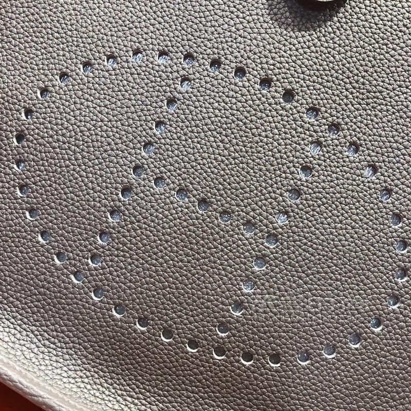 hermes Evelyne 33cm Tc 88 Graphite 铅笔芯色石墨灰银扣顶级工艺手缝 