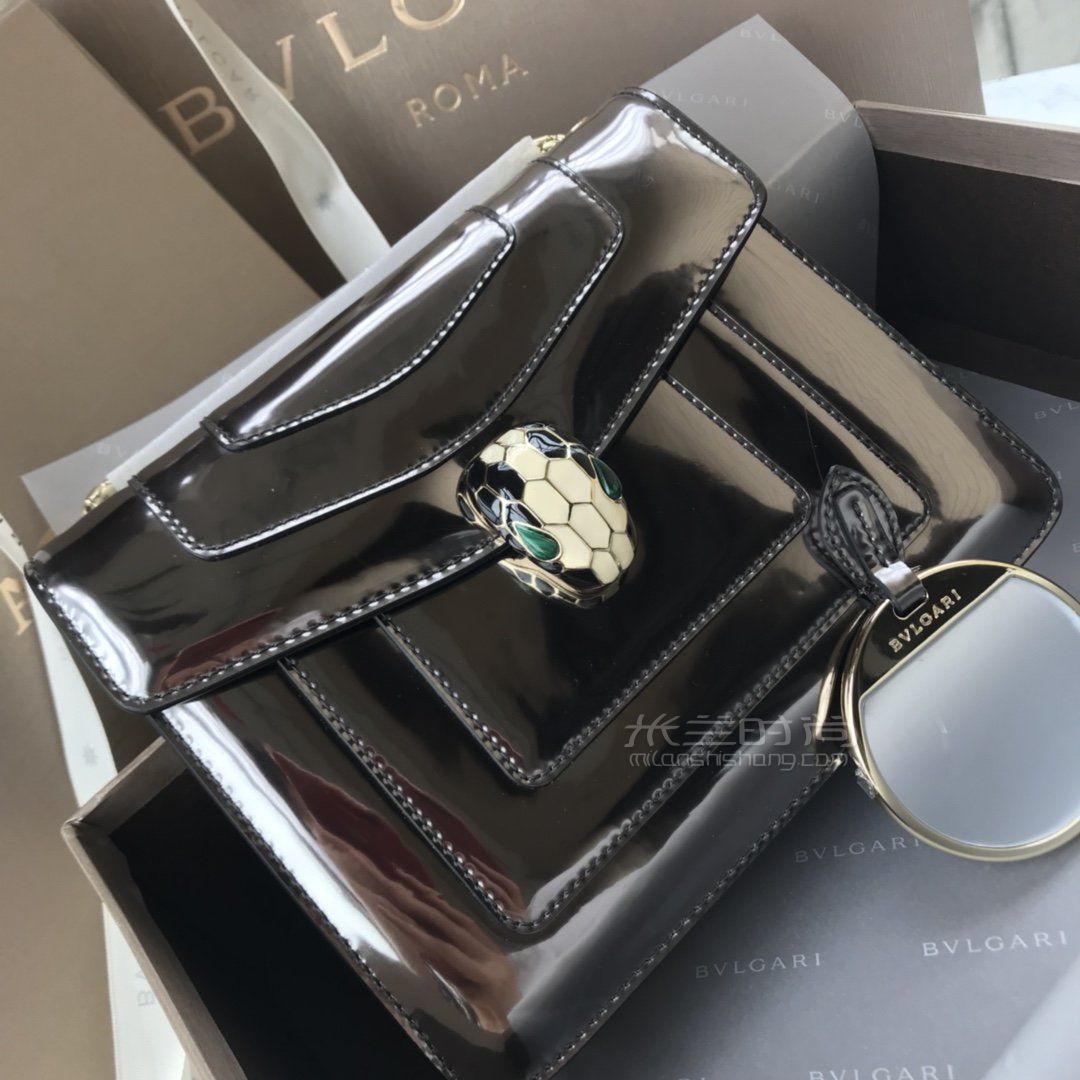 枪色 原单品质 顶级原厂小牛皮皮面光泽细腻 手感软中带_米兰时尚包包