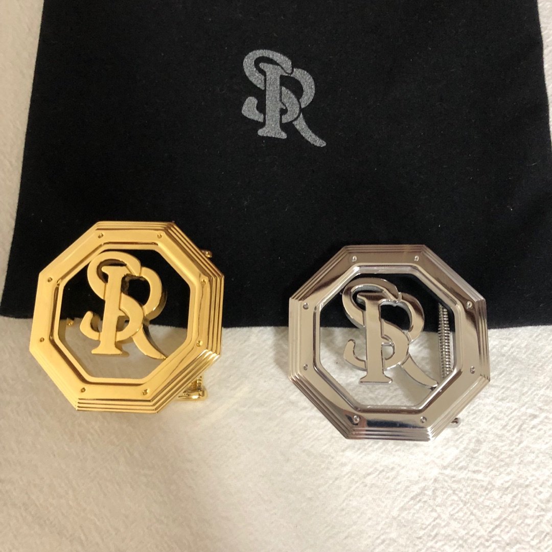 00892stefanoricci史蒂芬劳尼治专柜款版型精钢sr八角挂扣38mm头层