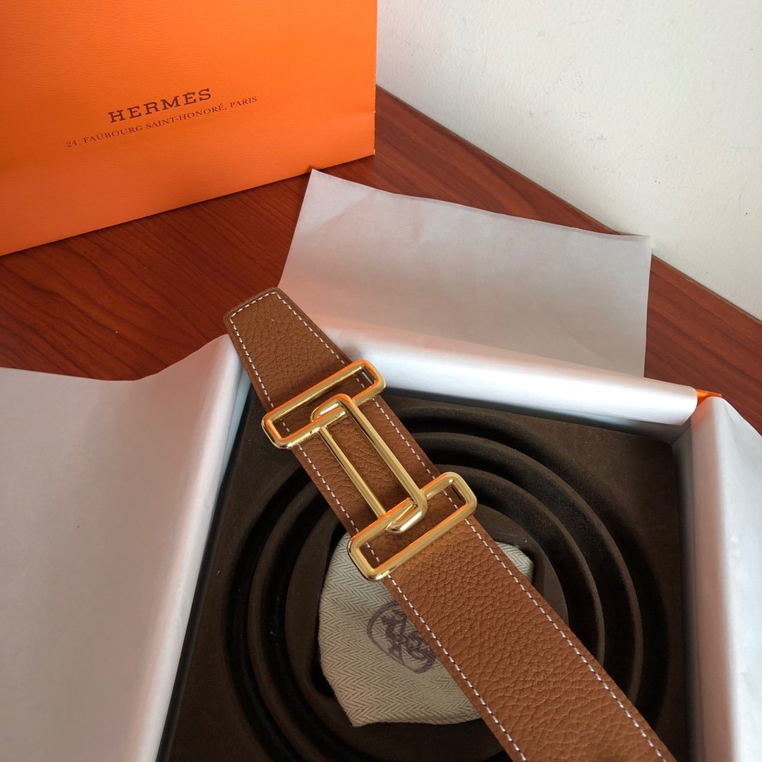 03430_HERMES爱马仕皇家皮带扣u0026双面原版皮带专柜最新底皮38毫米_米兰时尚包包网