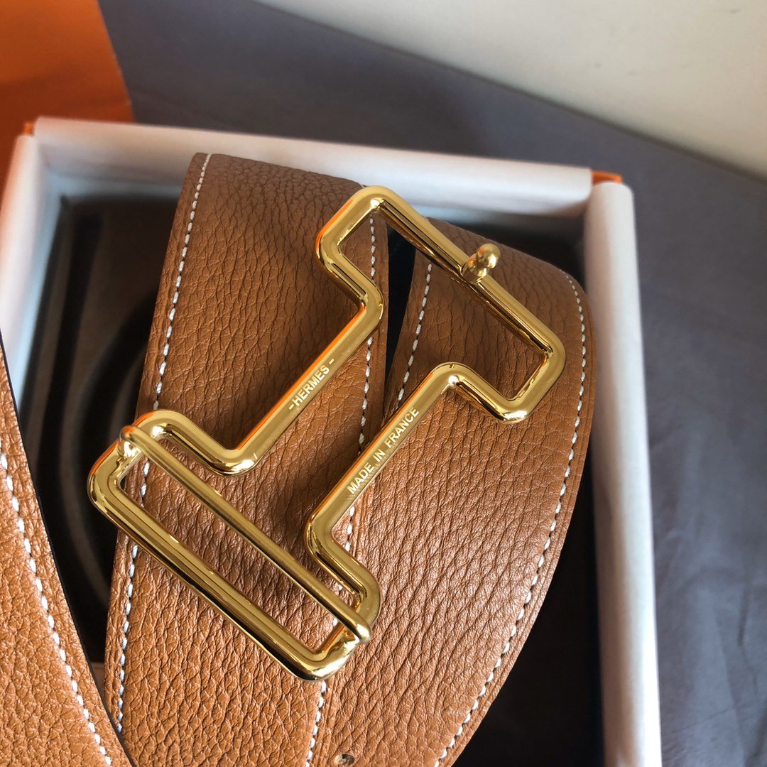 01583hermeshtonightmetal精钢皮带扣u0026双面原版皮腰带38毫米极致