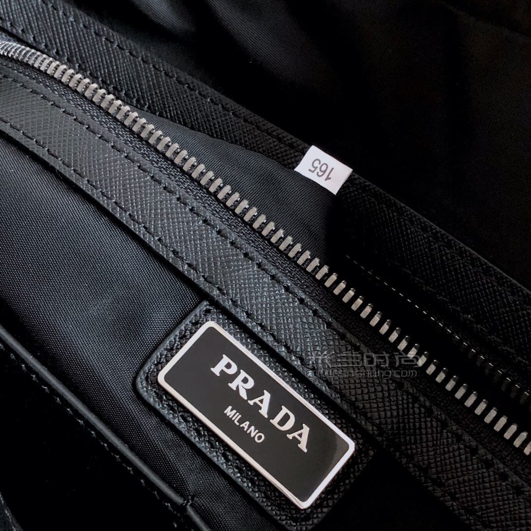 01867_prada新款2ve0891布-皮到货了普拉达又是一款经典爆款采用进口