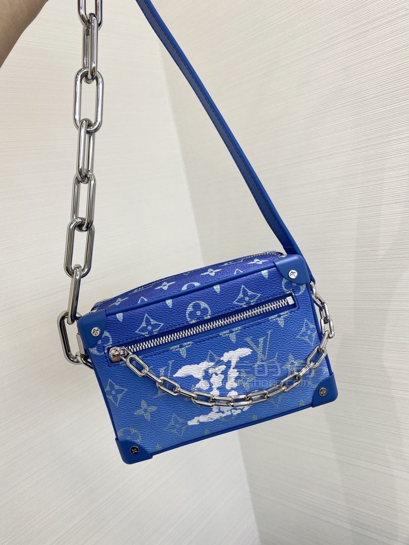 【lv蓝天白云砖块包】m45433路易威登mini soft trun