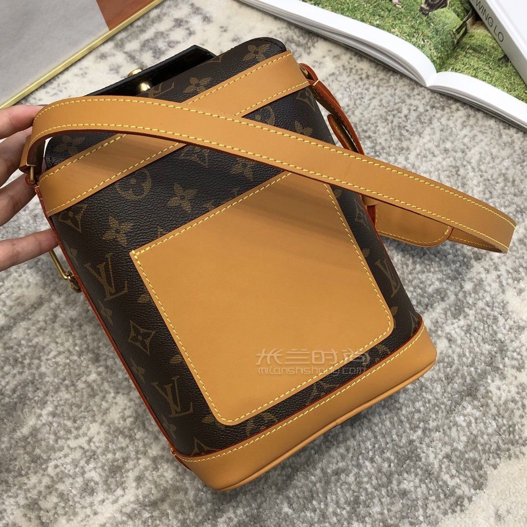 lv薯条包路易威登复古链条milkbox牛奶盒子包