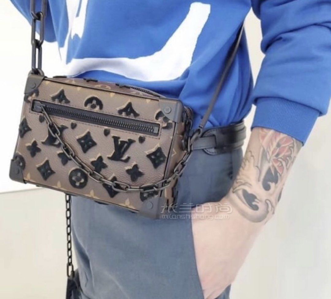 【lv软盒子包】 lv soft trunk mini软盒子3d植绒限量款男包m68970