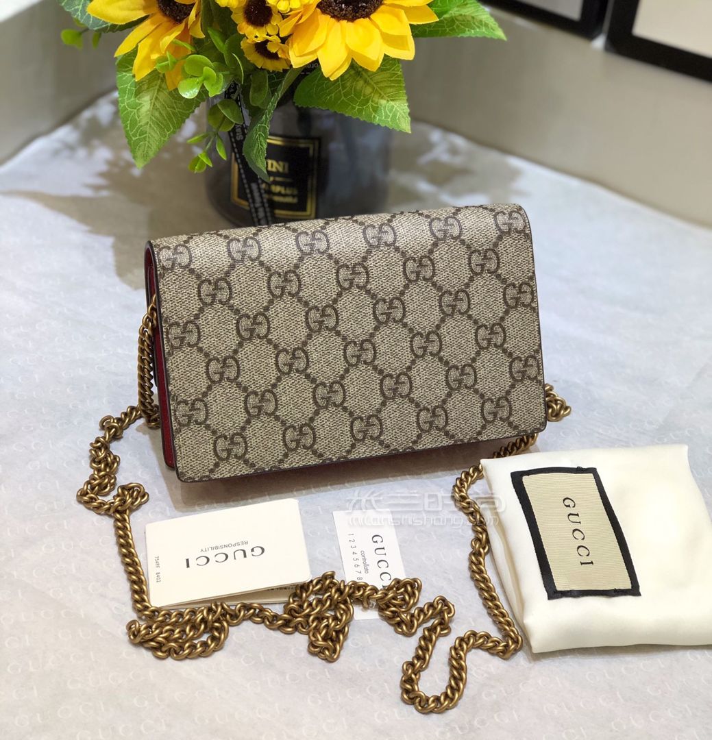 gucci古驰女包女士古奇帆布迷你樱桃单肩斜挎包链条包481291图片价格