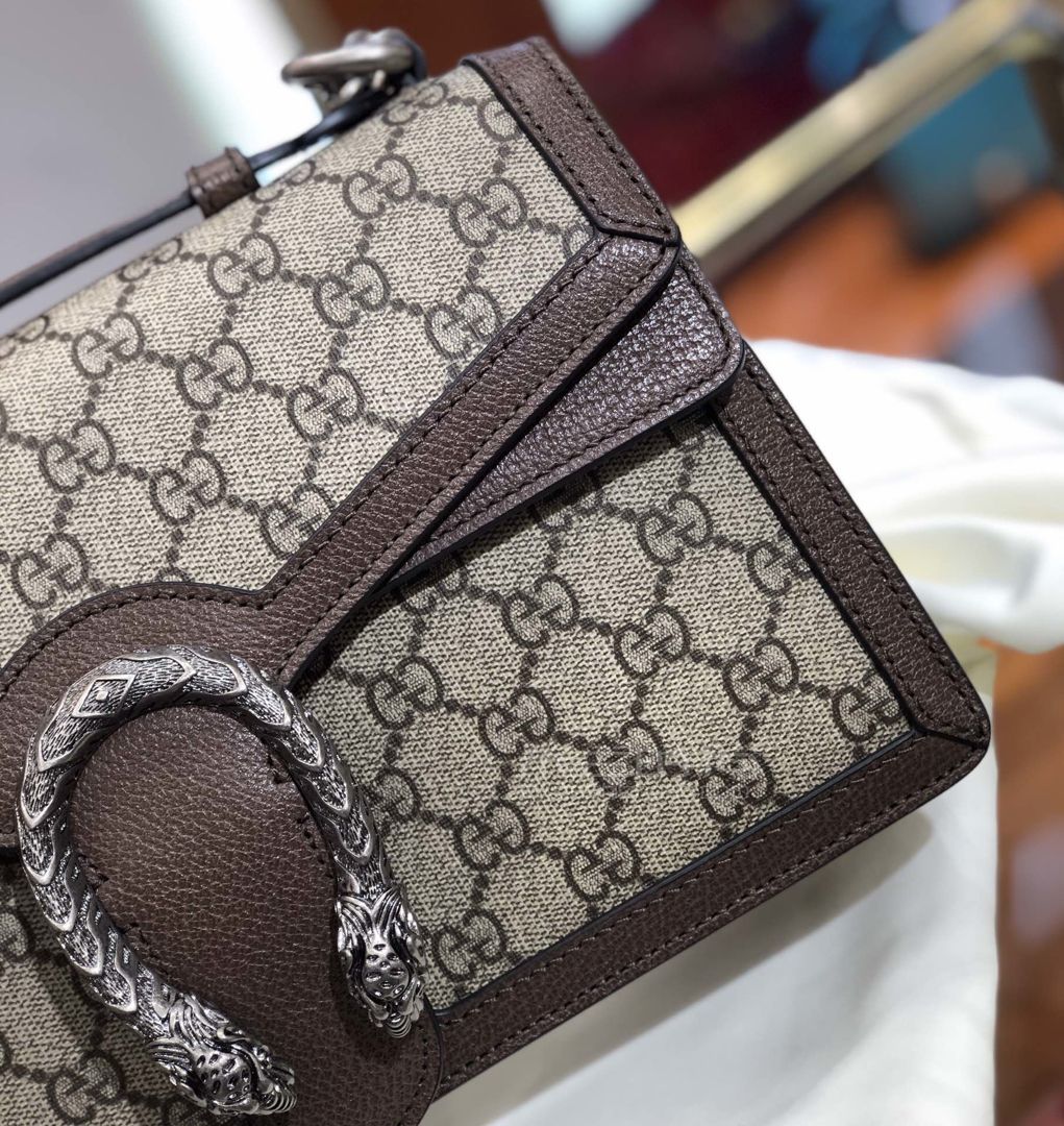 古奇gucci古驰dionysus系列gg手提包新款酒神上身图尺寸