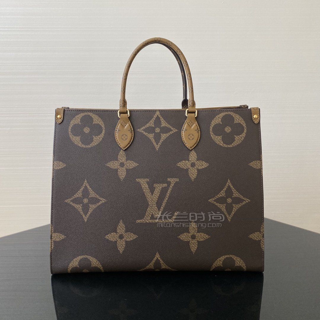 lv购物袋大号20新款大logo购物袋路易威登onthegomm手提单肩包m45039