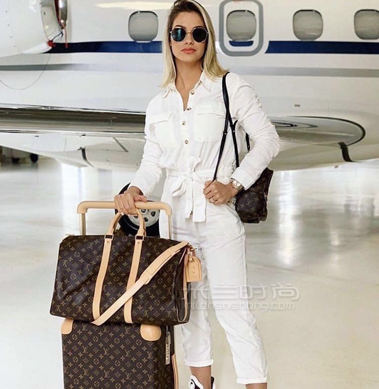 【lv旅行袋】路易威登女士keepall50旅行袋单肩斜跨手提包m41416图片