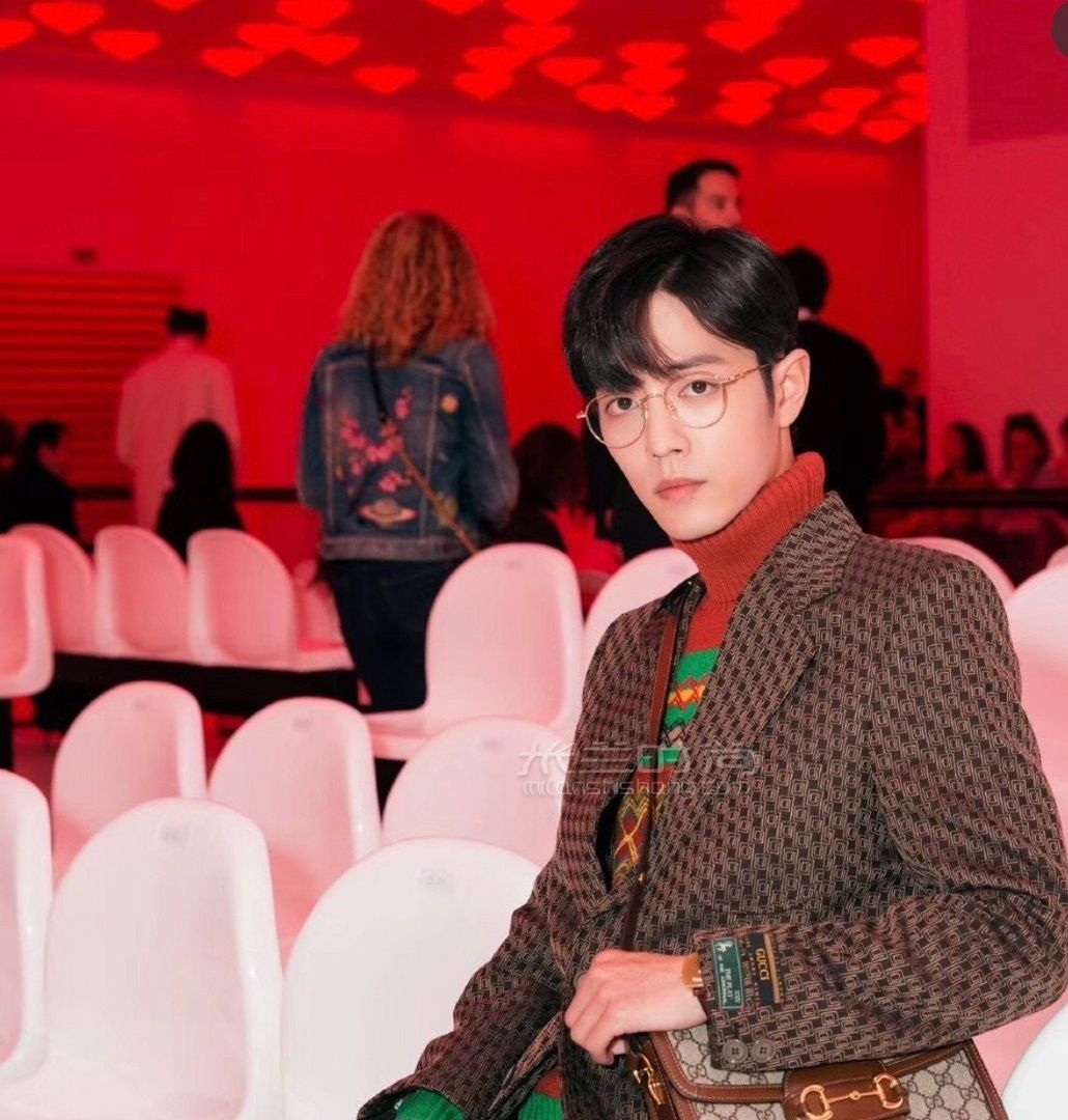 肖战同款gucci古驰1955马衔扣手袋单肩包手拎包602204马鞍包图片价格